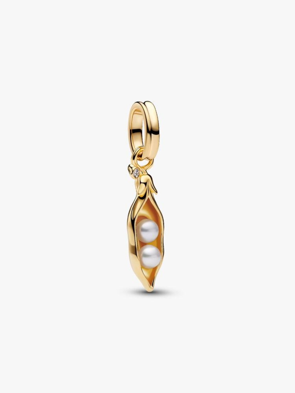 Pandora Treated Freshwater Cultured Baroque Pearl Peas in a Pod Dangle Charm